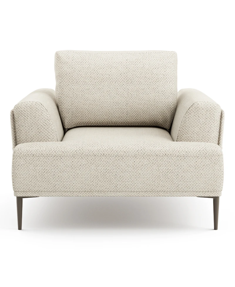 Furniture of America 44" Orlandi Chenille Arm Chair with Extendable Backrest