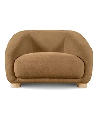 Furniture of America 42" Waxley Chemille Sloped Arm Chair