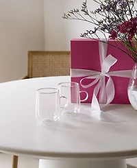 Villeroy & Boch Artesano Hot Cold Beverages Large Insulated Latte Glass, Set of 2
