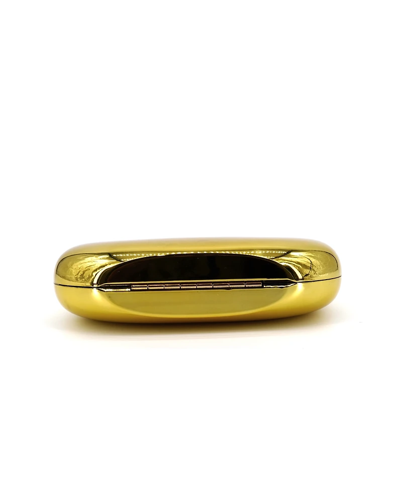 Like Dreams Cleo Aura Metallic Top Handle Clutch