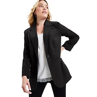 June + Vie Plus Size June + Vie Classic Blazer
