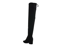 Liama Minimal Drawstring Detail Knee-High Boots