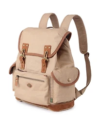 Tsd Brand Dolphin Canvas Backpack