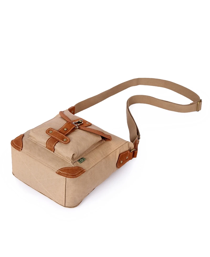 Tsd Brand Dolphin Canvas Crossbody Bag