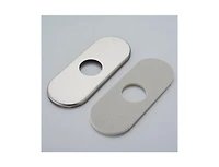 Greenspring 6 Inch Bathroom Vanity Sink Faucet 4" Hole Cover Deck Plate Escutcheon Brushed Nickel