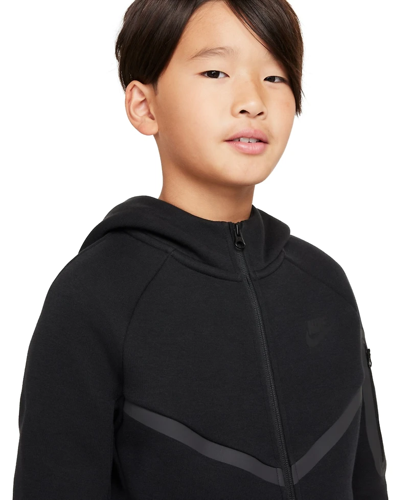 Nike Big Boys Sportswear Full-Zip Tech Fleece Hoodie