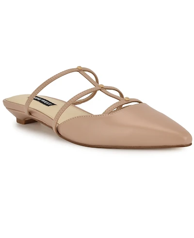 Nine West Women's Paoly Caged Slip-On Mule Flats