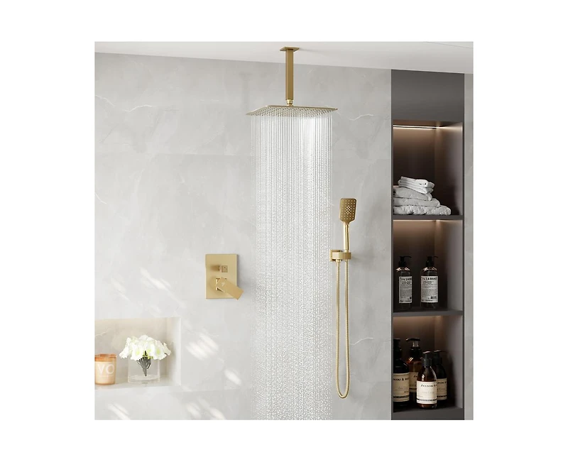 Casainc Bathroom Shower Faucet with Rough-in Valve