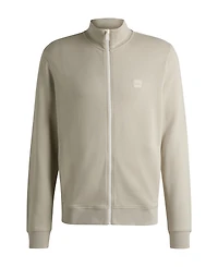 Boss by Hugo Men's Logo Badge Zip-Up Sweatshirt