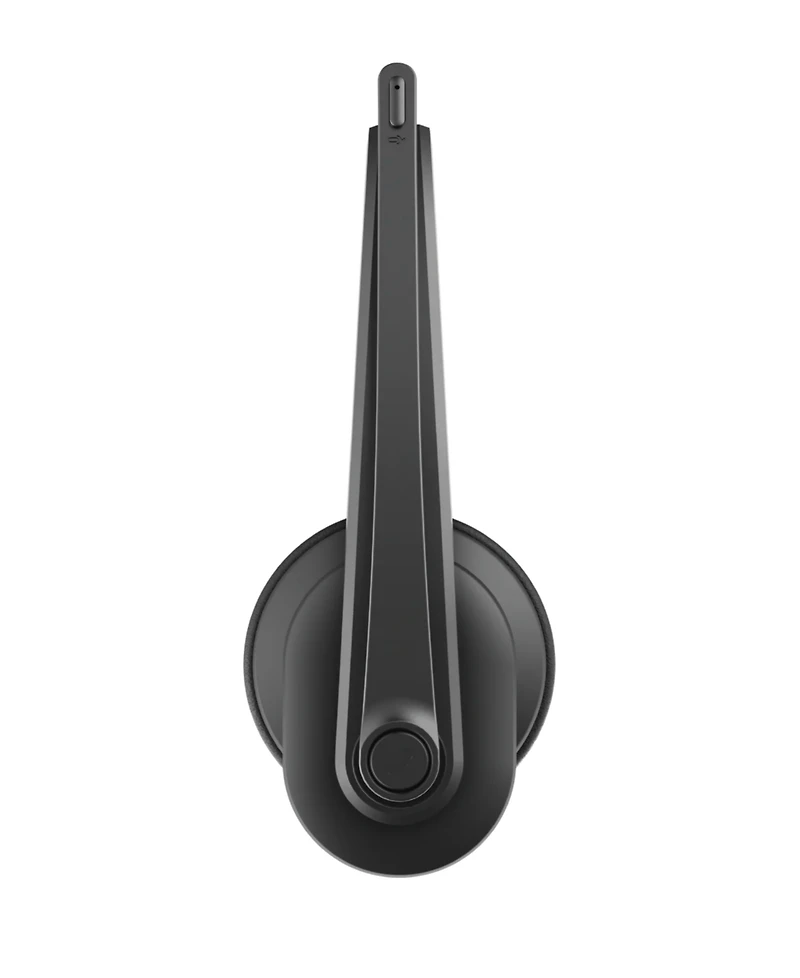 Noise-Canceling Rechargeable Wireless Headset with Ambidextrous Microphone