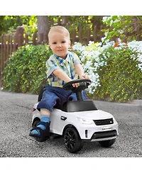 Qaba 2 in 1 Land Rover Licensed 6V Ride On Car, Sliding Car, Light