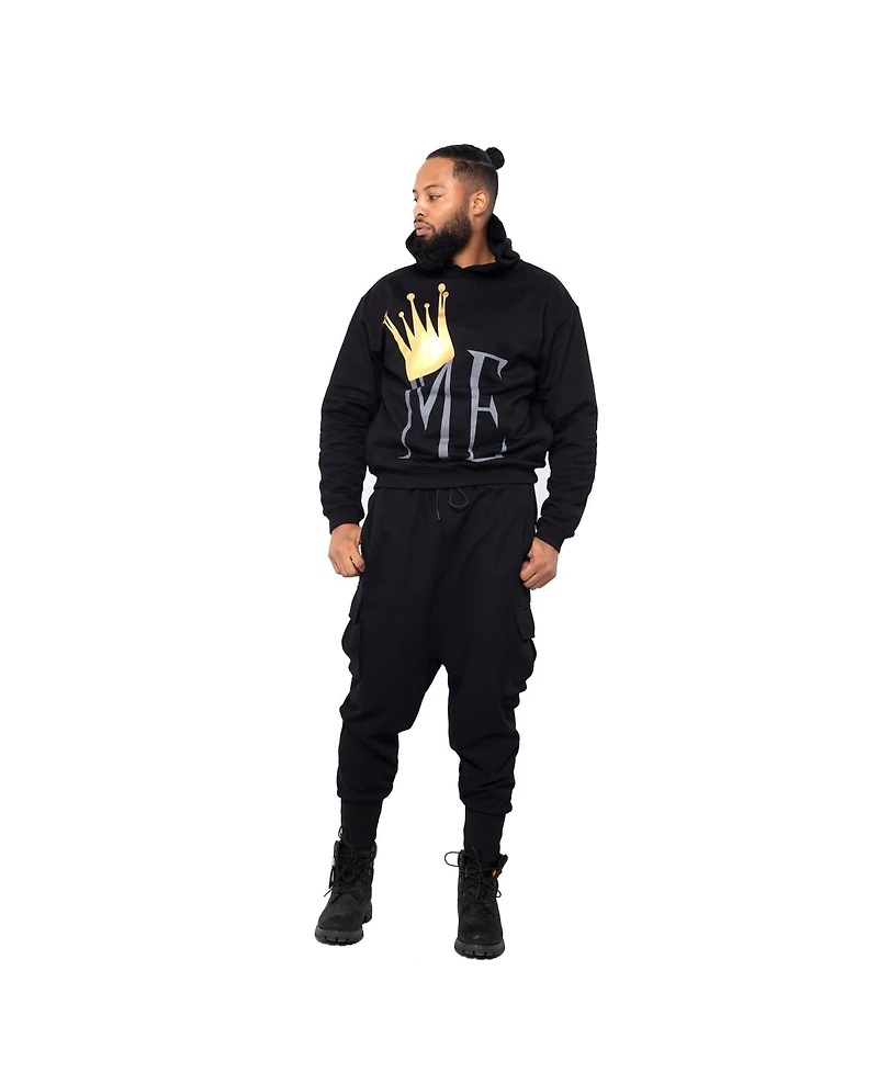Dai Moda Men's Crown Me Hoodie