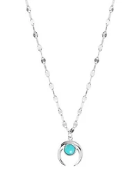 Giani Bernini Simulated Turqouise Curved Horn Jewelry Collection In Sterling Silver