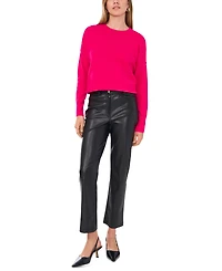 Vince Camuto Women's Cozy Crewneck Long-Sleeve Extend-Shoulder Sweater