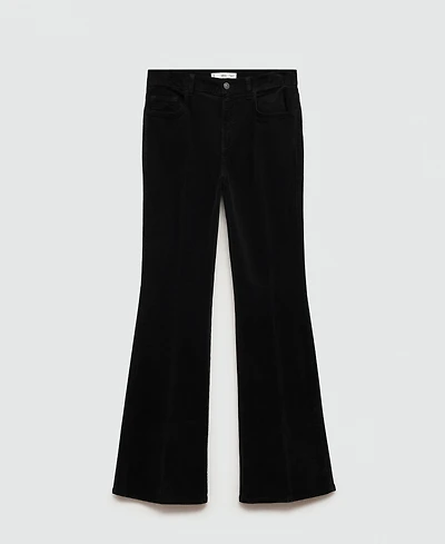 Mango Women's Violeta Flared Corduroy Jeans