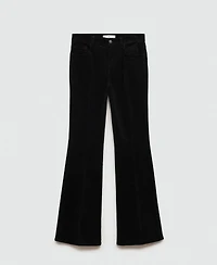 Mango Women's Violeta Flared Corduroy Jeans
