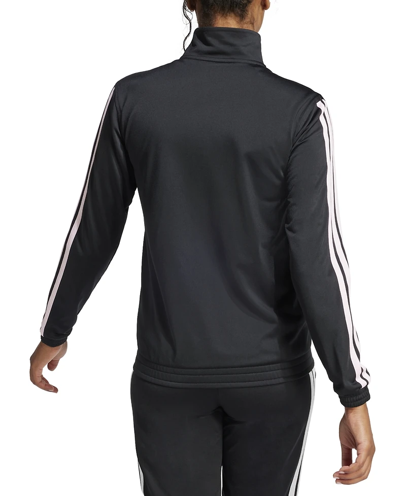 adidas Women's Tricot 3-Stripes Track Jacket