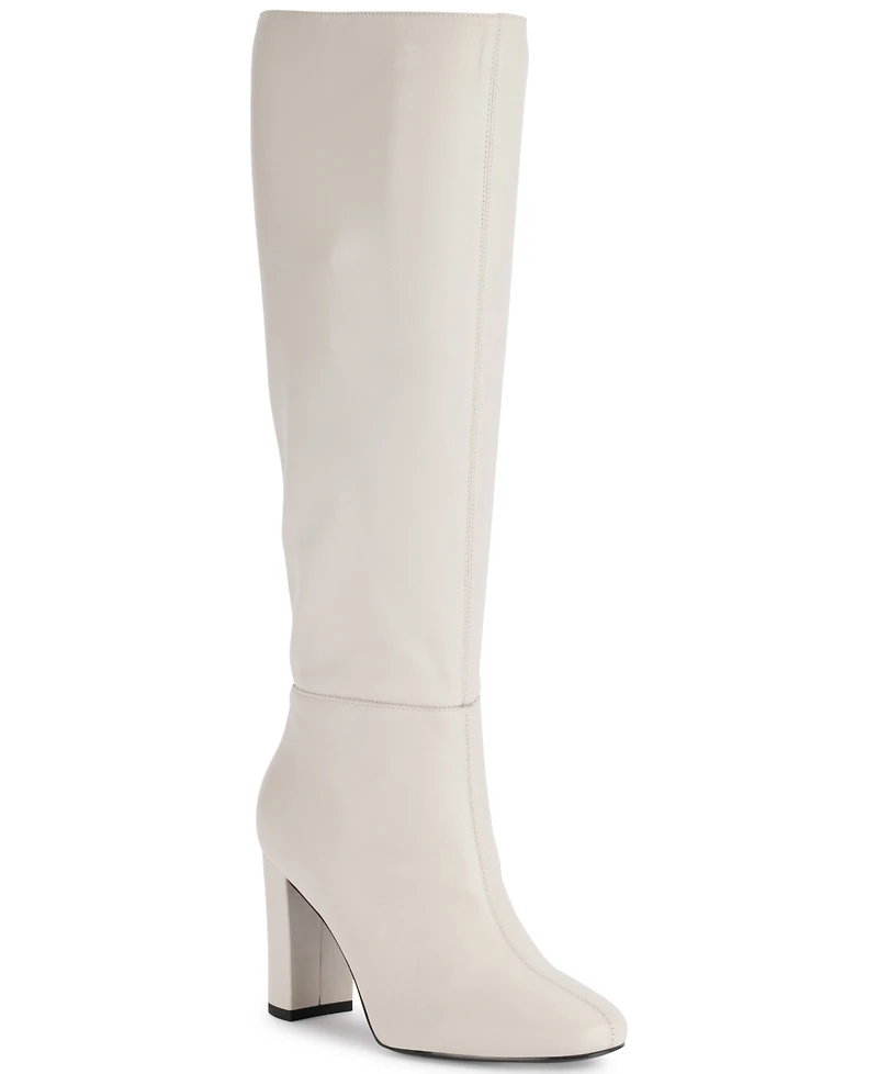 Karl Lagerfeld Paris Women's Vani Almond toe Heeled Boots