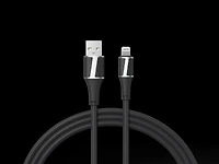 Brookstone Leather Tipped 6 Foot Mfi Certified Sync and Charge Lightning Cable