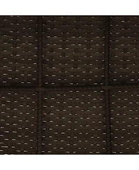 Gouun 4 Piece Patio Rattan Conversation Set with Cozy Seat Cushions