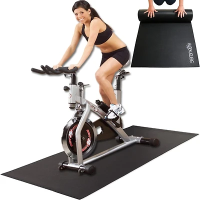 SereneLife Premium Exercise & Fitness Mat with Non-Slip Texture, 30x60 Inches