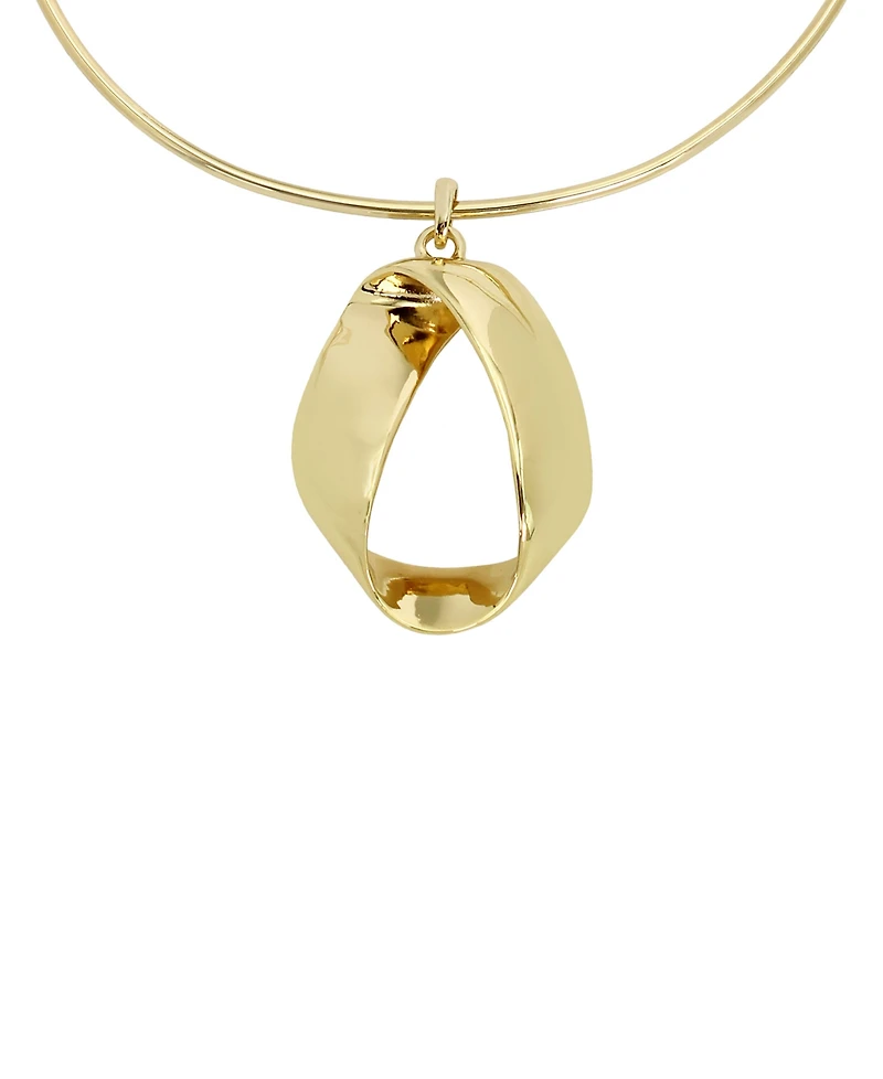 Robert Lee Morris Soho Sculptural Pendant Wire Necklace