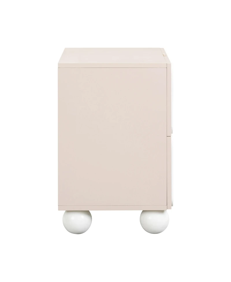 Tov Furniture 16" Wood Nightstand