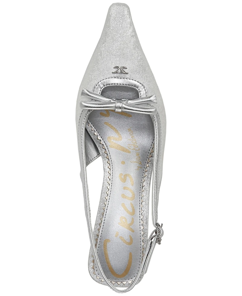 Circus Ny by Sam Edelman Women's Cassidy Slingback Kitten-Heel Pumps