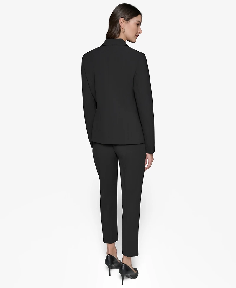 Karl Lagerfeld Paris Women's Notched-Lapel Single-Button Blazer