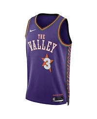 Nike Men's and Women's Purple Bradley Beal Phoenix Suns 2024/25 City Edition Finished Swingman Jersey