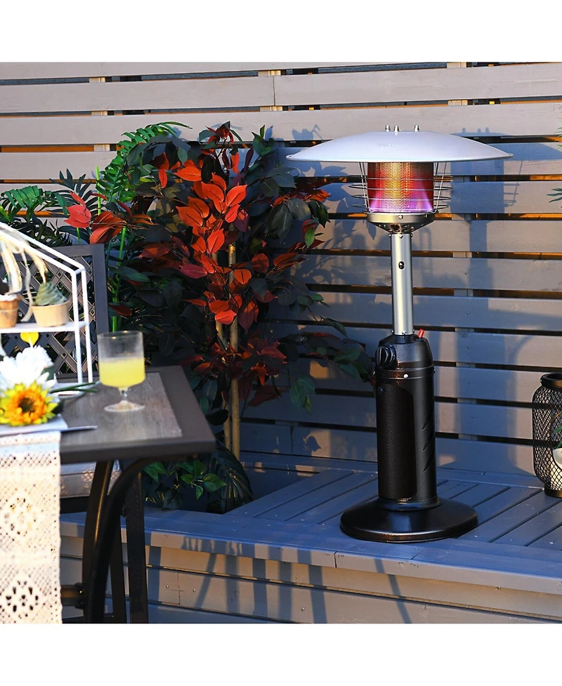 Gouun 11 000 Btu Portable Tabletop Propane Patio Standing Heater