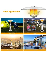 Gouun 11 000BTU Portable Tabletop Patio Stainless Steel Standing Propane Heater