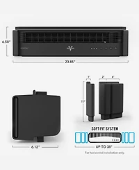 Vornado 6" Portal Window Fan with 3 Fan Speeds and Exhaust Mode