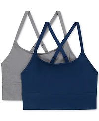 Hanes Women's 2-Pk. Originals Ultimate Longline Bralette DHO104