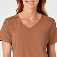Wink Renew Women's Mock Wrap Scrub Top
