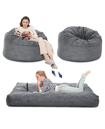 gaomon Bean Bag Chair for Adults, Giant Bean Bag Bed