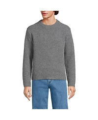 Lands' End Men's Long Sleeve Ultra Soft Oversized Crewneck Sweater