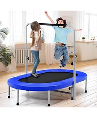 Gouun 2-Person Foldable Mini Kids Fitness Rebounder Trampoline