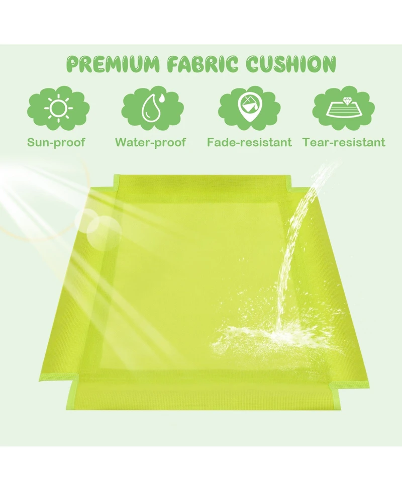 Gouun Kids Climbing Dome with Slide and Fabric Cushion for Garden Yard