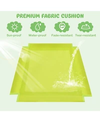 Gouun Kids Climbing Dome with Slide and Fabric Cushion for Garden Yard
