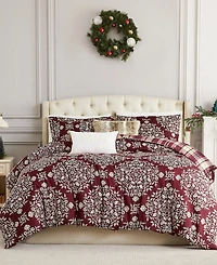 Southshore Fine Linens Christmas Carol -Pc. Holiday Comforter Set