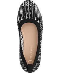 Journee Collection Women's Maryann Knit Round Toe Ballet Flats