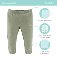 The Peanutshell Baby Boy & Girl Jeggings, 4-Pack, Neutral