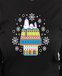 Hybrid Apparel Plus Peanuts Snoopy House Graphic Pullover Top