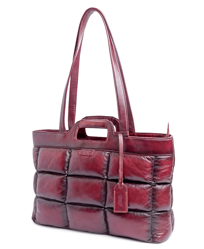 Old Trend Puffy Clover Tote Bag