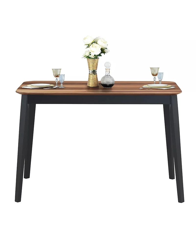 Gouun Mid Century Modern Rectangular Dining Room Table