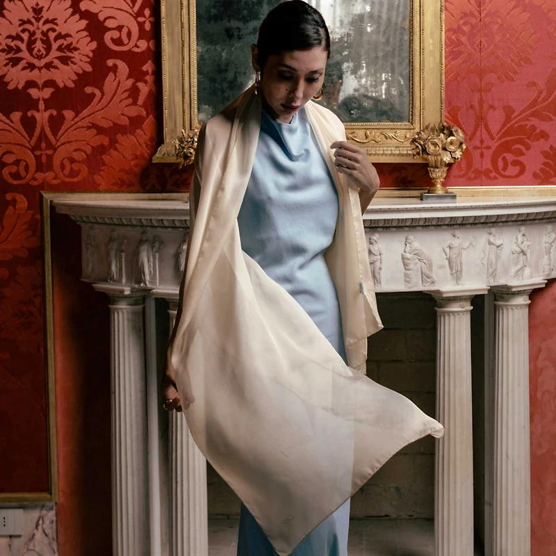 Sophia - Silk Scarf/Shawl for Women