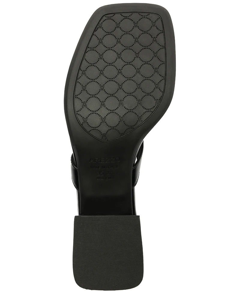 Arezzo Women's Sunny Mid-Block Sandals