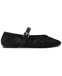 Arezzo Women's Abby Woven Ballet Flats