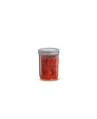 JoyJolt Wide Set of 6 Mason Jars with Airtight Lids